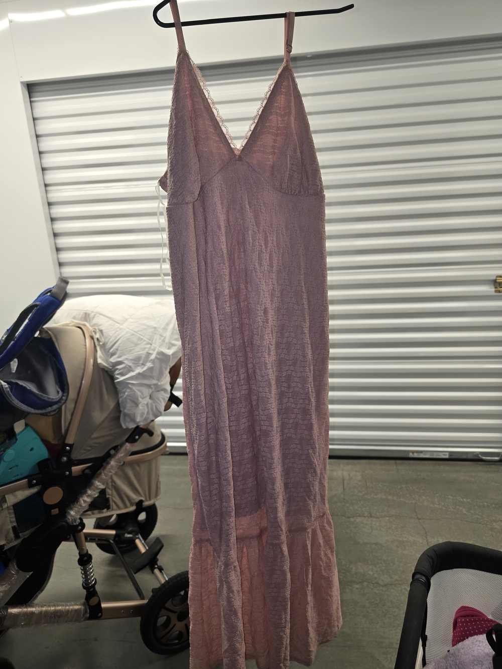 No Boundaries Mauve Pink Maxi Slip Dress